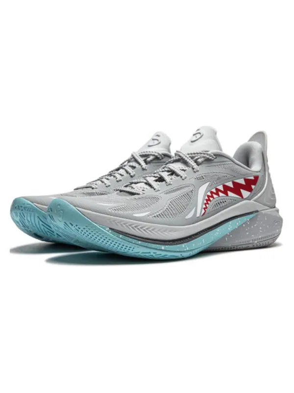 Кроссовки соник 12 Li-Ning — изображение 3 из 4, серый/белый/синий