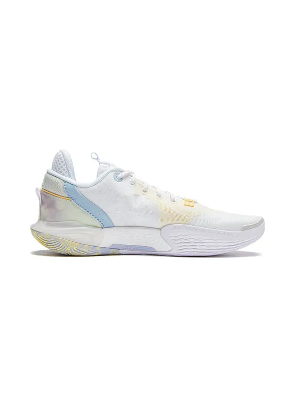 Кроссовки Wade All City 12 Li-Ning — изображение 2 из 4, белый/желтый/синий