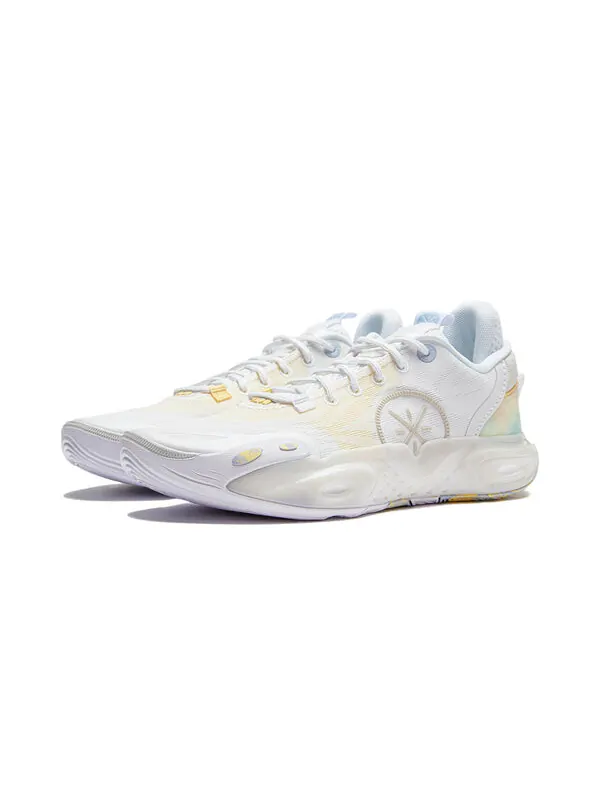 Кроссовки Wade All City 12 Li-Ning — изображение 4 из 4, белый/желтый/синий