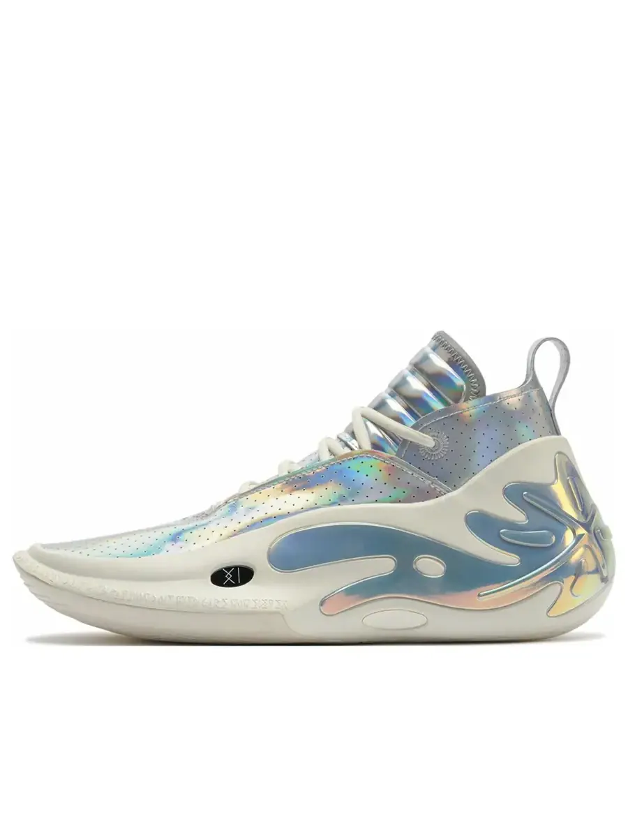 Кроссовки Li-Ning Way Of Wade 11 'Moment' — изображение 1 из 1, серебряный