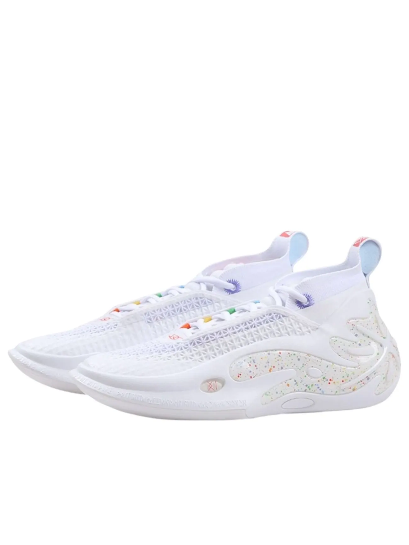 Кроссовки Li-Ning Way of Wade 11 'Rainbow' — изображение 2 из 5, белый