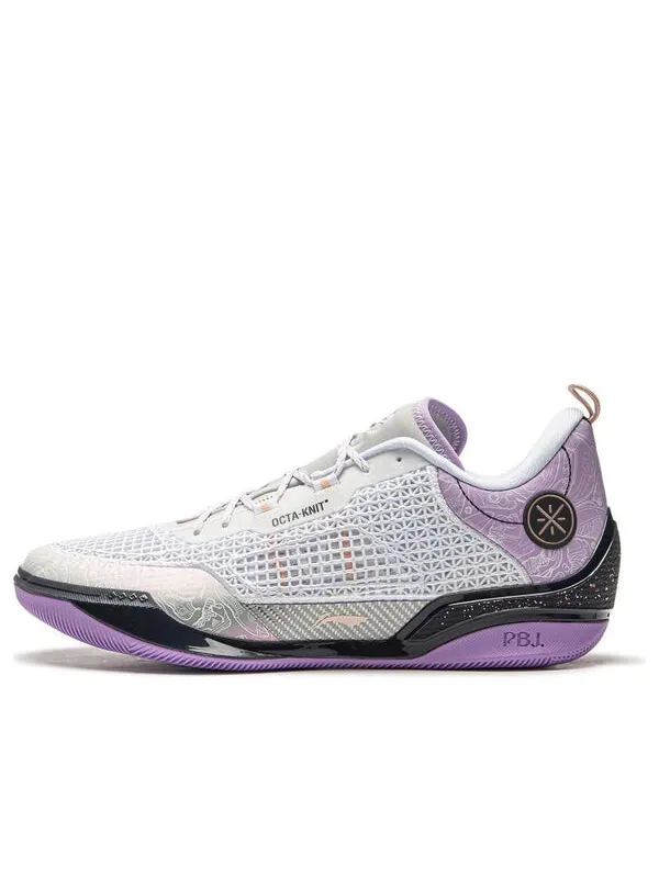 Кроссовки wade 808 4 ultra 'grey purple' Li-Ning — изображение 1 из 4, серый/фиолетовый