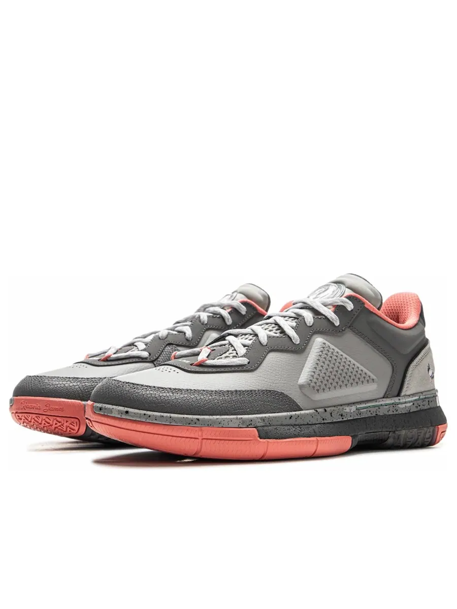 Кроссовки Li-Ning x Staples Way Of Wade 1 Low 'Grey Pigeon' — изображение 3 из 6, серый