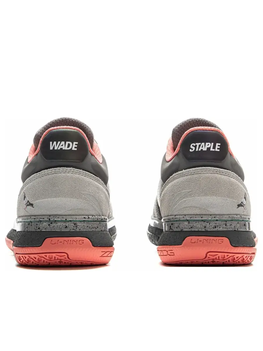 Кроссовки Li-Ning x Staples Way Of Wade 1 Low 'Grey Pigeon' — изображение 5 из 6, серый