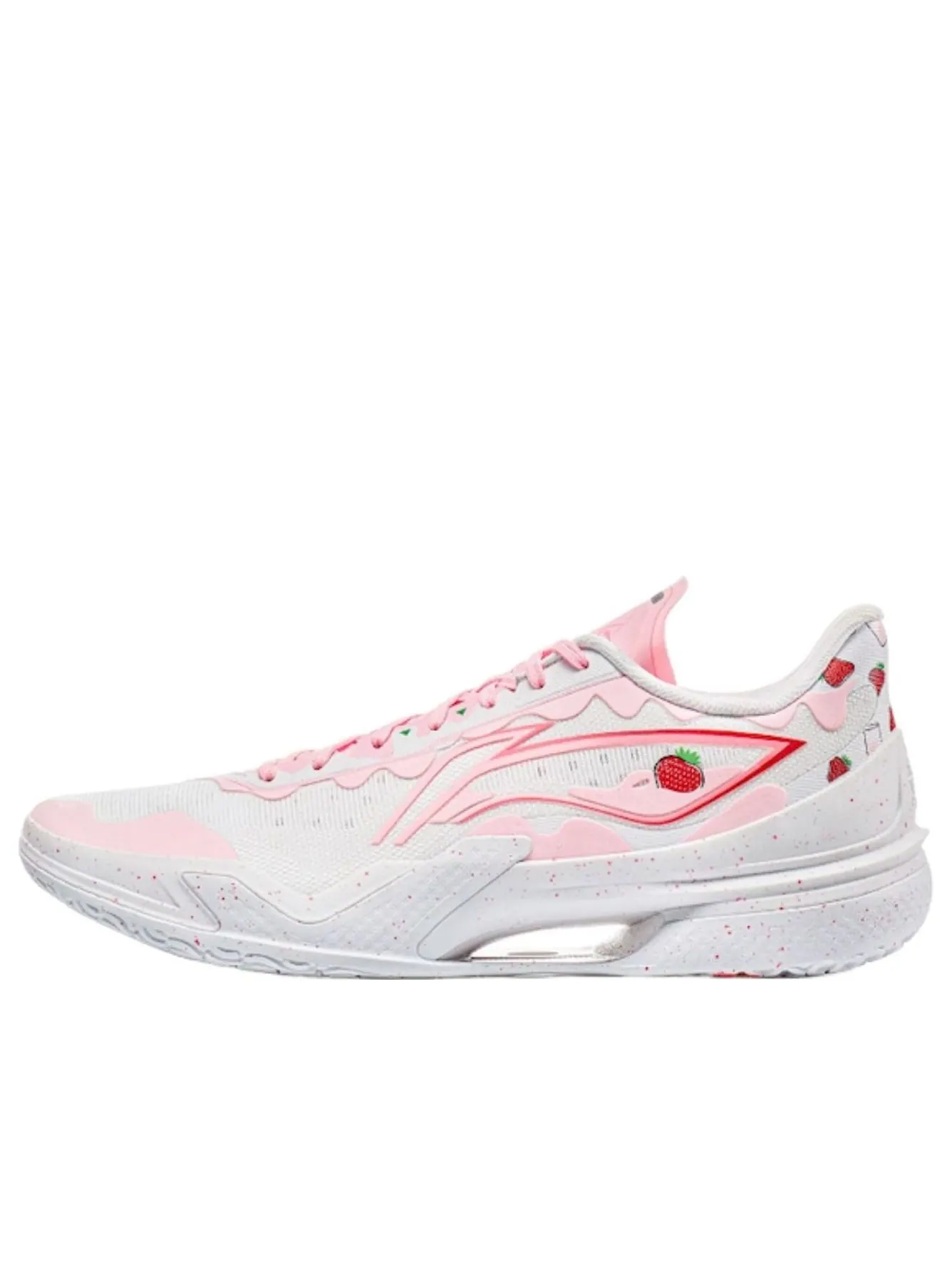 Li-Ning Blade 5 «Клубничный молочный коктейль» — изображение 1 из 6, белый/розовый
