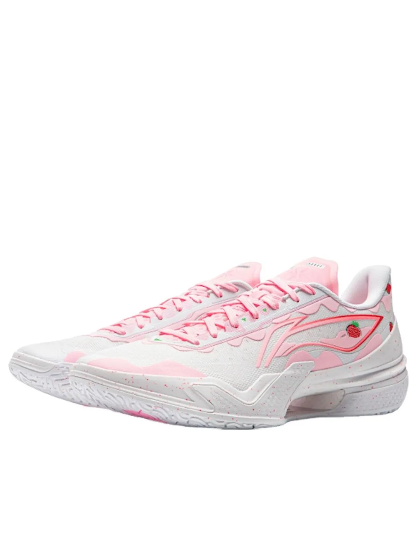 Li-Ning Blade 5 «Клубничный молочный коктейль» — изображение 2 из 6, белый/розовый