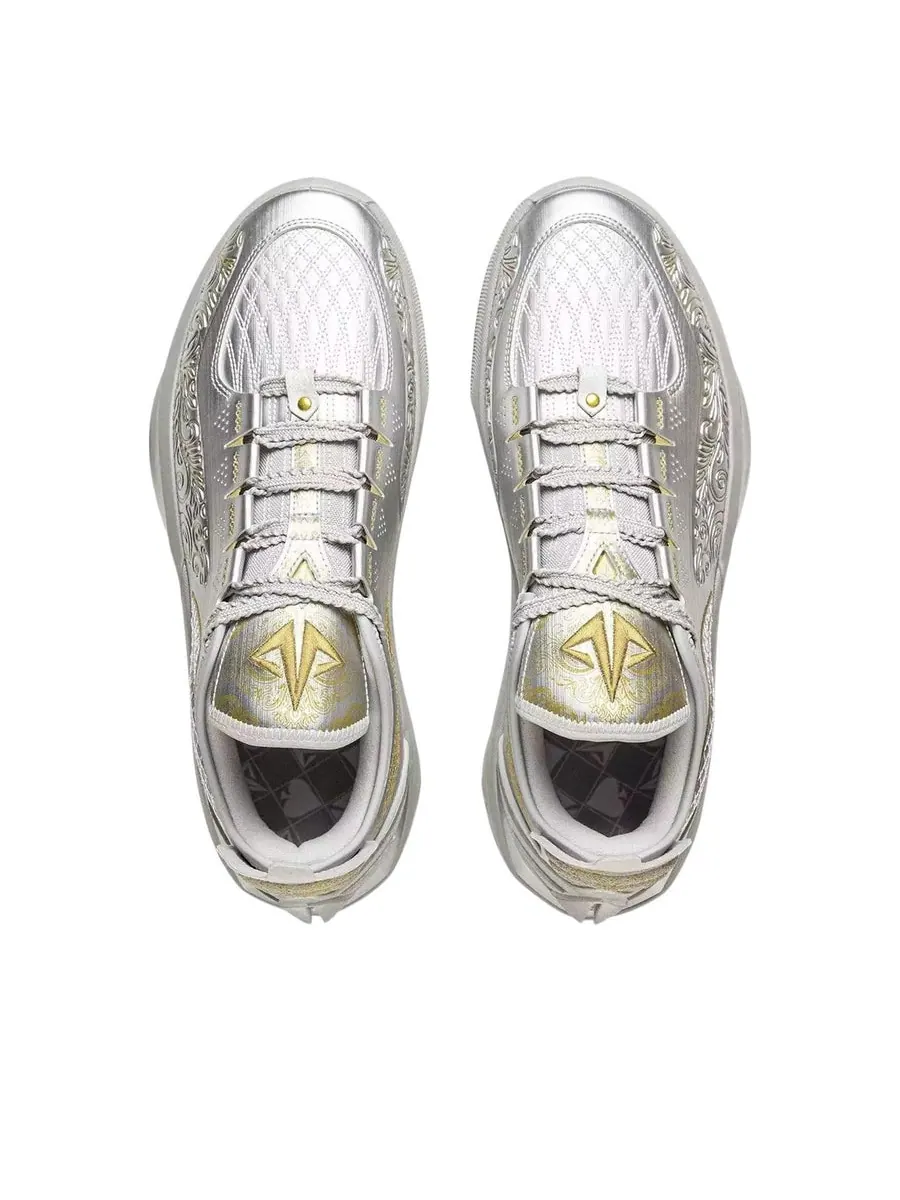 Кроссовки Li-Ning Jimmy Butler 3 'Armor' — изображение 4 из 7, серебряный