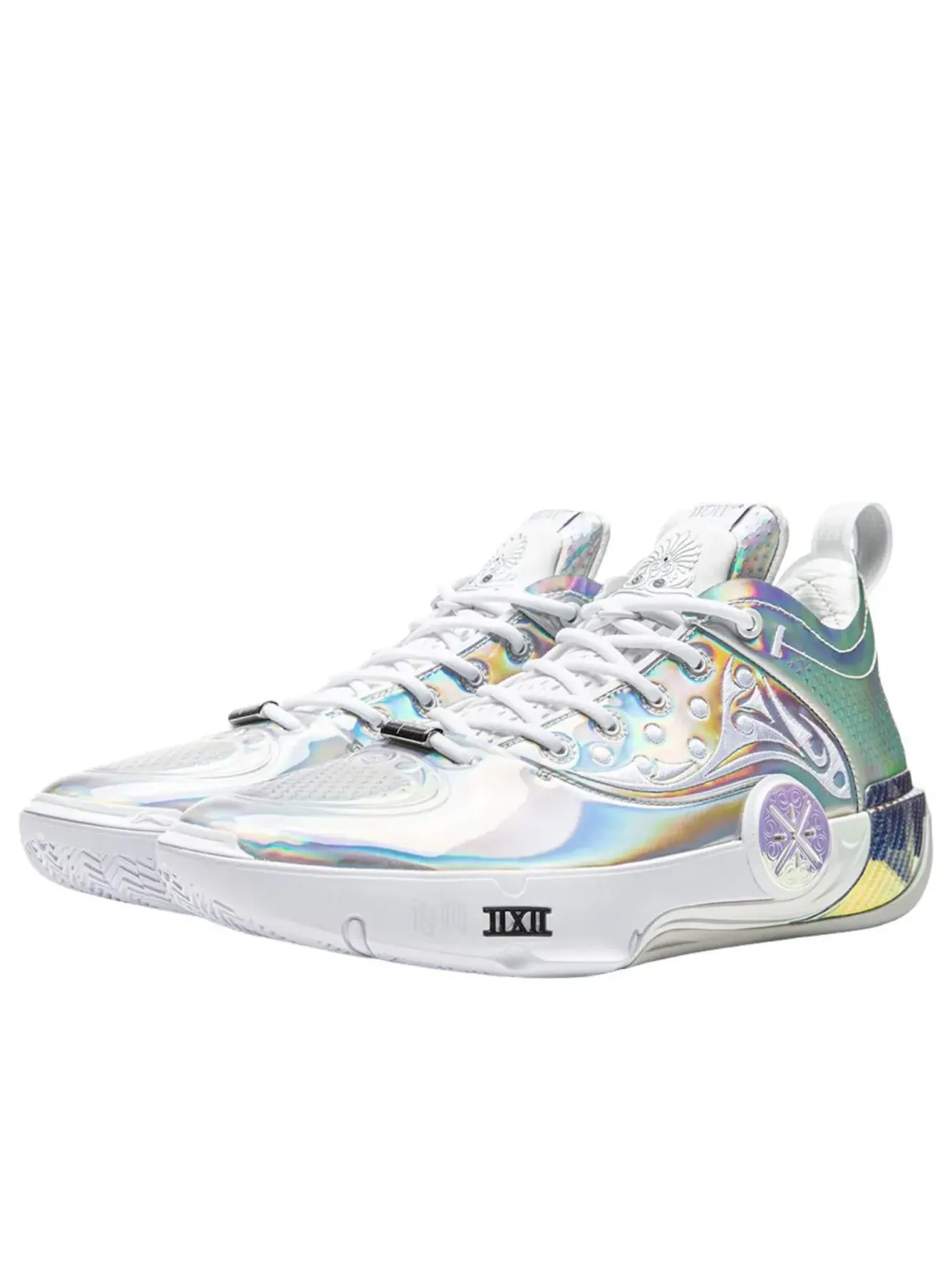 Кроссовки Li-Ning Way of Wade 12 Lux ASG 'Silver' — изображение 2 из 5, серебряный