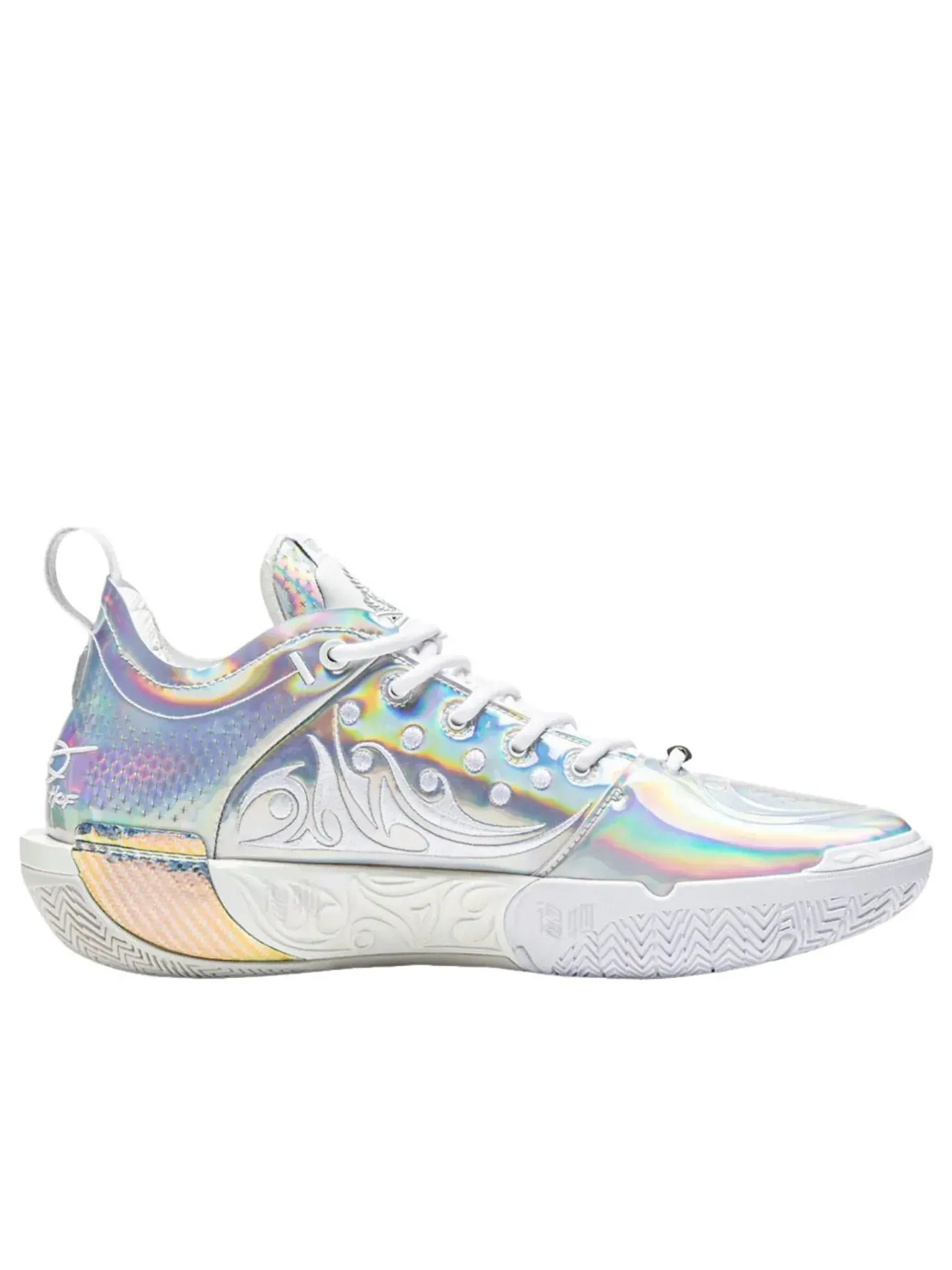 Кроссовки Li-Ning Way of Wade 12 Lux ASG 'Silver' — изображение 5 из 5, серебряный