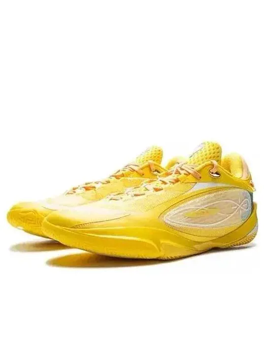 Кроссовки Li-Ning Wade 808 5 Ultra 'Lemon Orange' — изображение 2 из 5, желтый