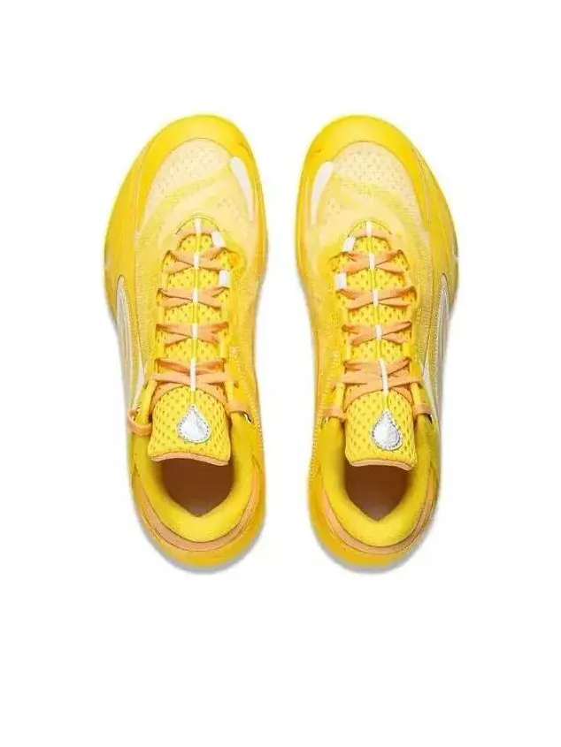 Кроссовки Li-Ning Wade 808 5 Ultra 'Lemon Orange' — изображение 3 из 5, желтый