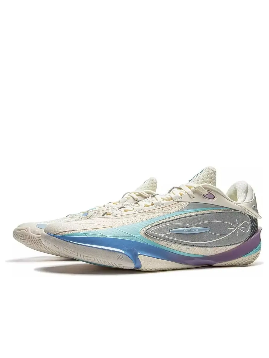 Кроссовки Li-Ning Wade 808 5 Ultra 'Cotton Candy' — изображение 3 из 6, бежевый