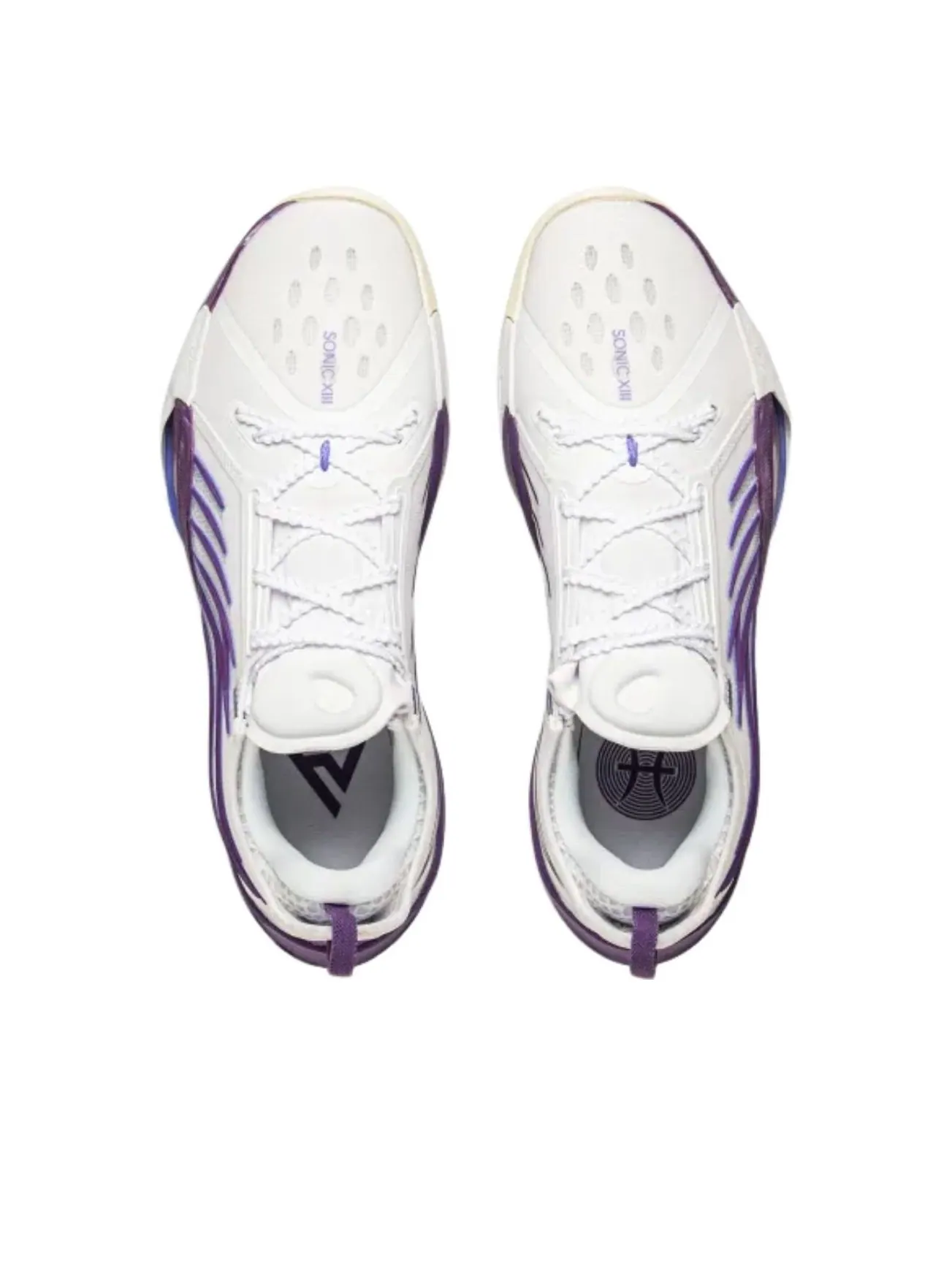 Li-Ning Sonic 13 'Бело-фиолетовый' — изображение 3 из 5, белый/фиолетовый