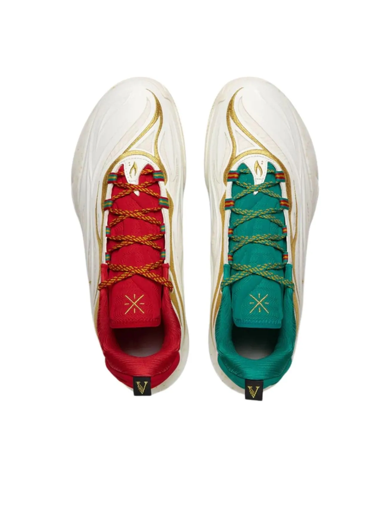 Li-Ning Wade 808 5 Ultra V2 'Christmas' — изображение 3 из 5, белый/красный/зеленый