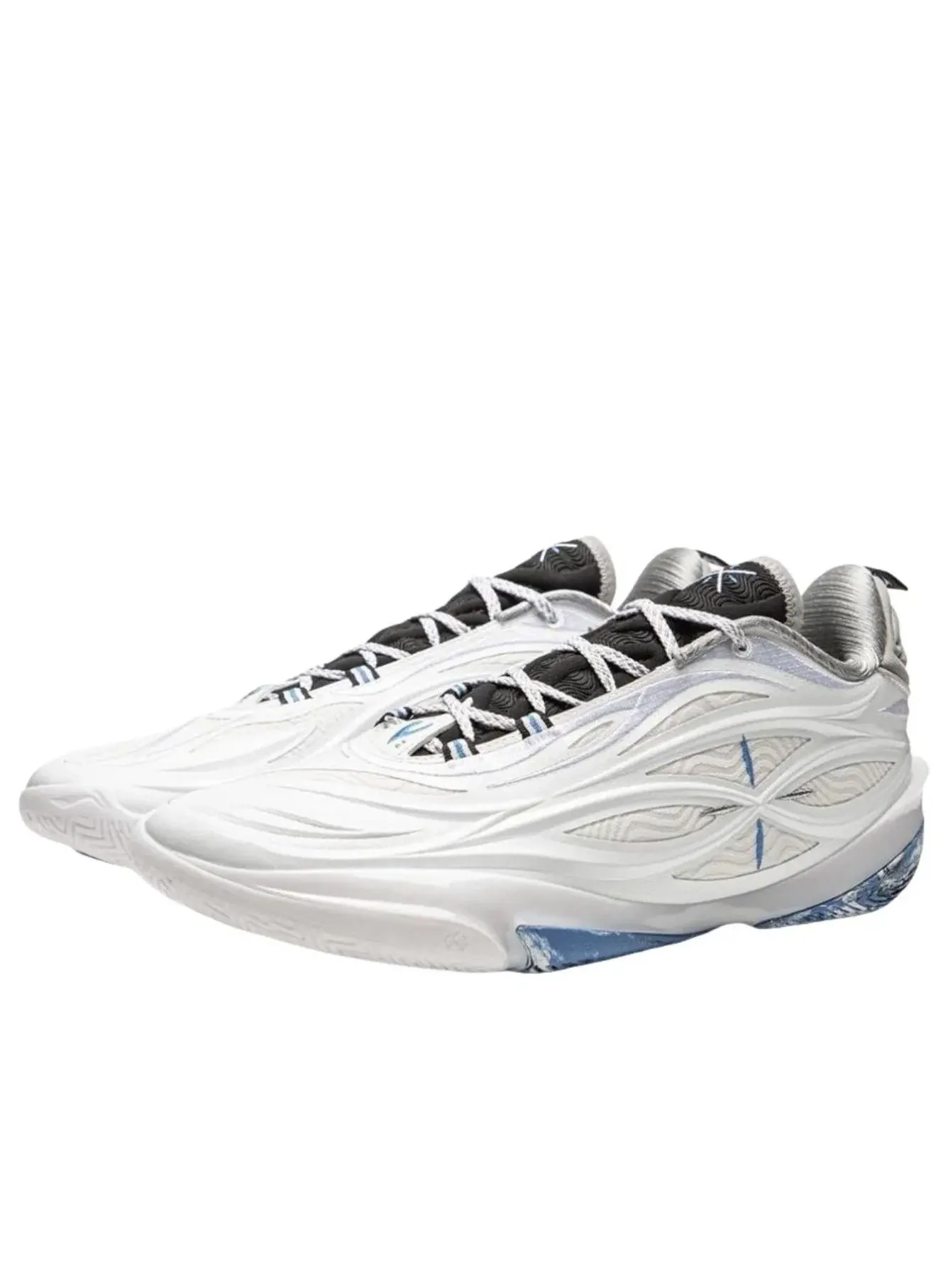Кроссовки Li-Ning Way of Wade 808 5Ultra V2 'White Blue' ABAV045-14 — изображение 2 из 4, белый