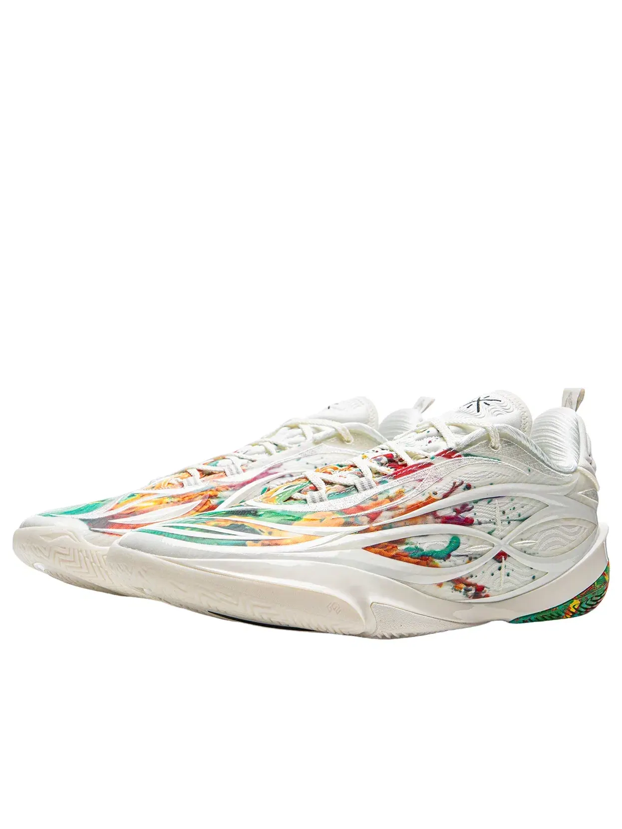Мужские баскетбольные кроссовки с шнуровкой Wade 808 5 Ultra V2 Li-Ning — изображение 3 из 7, белый