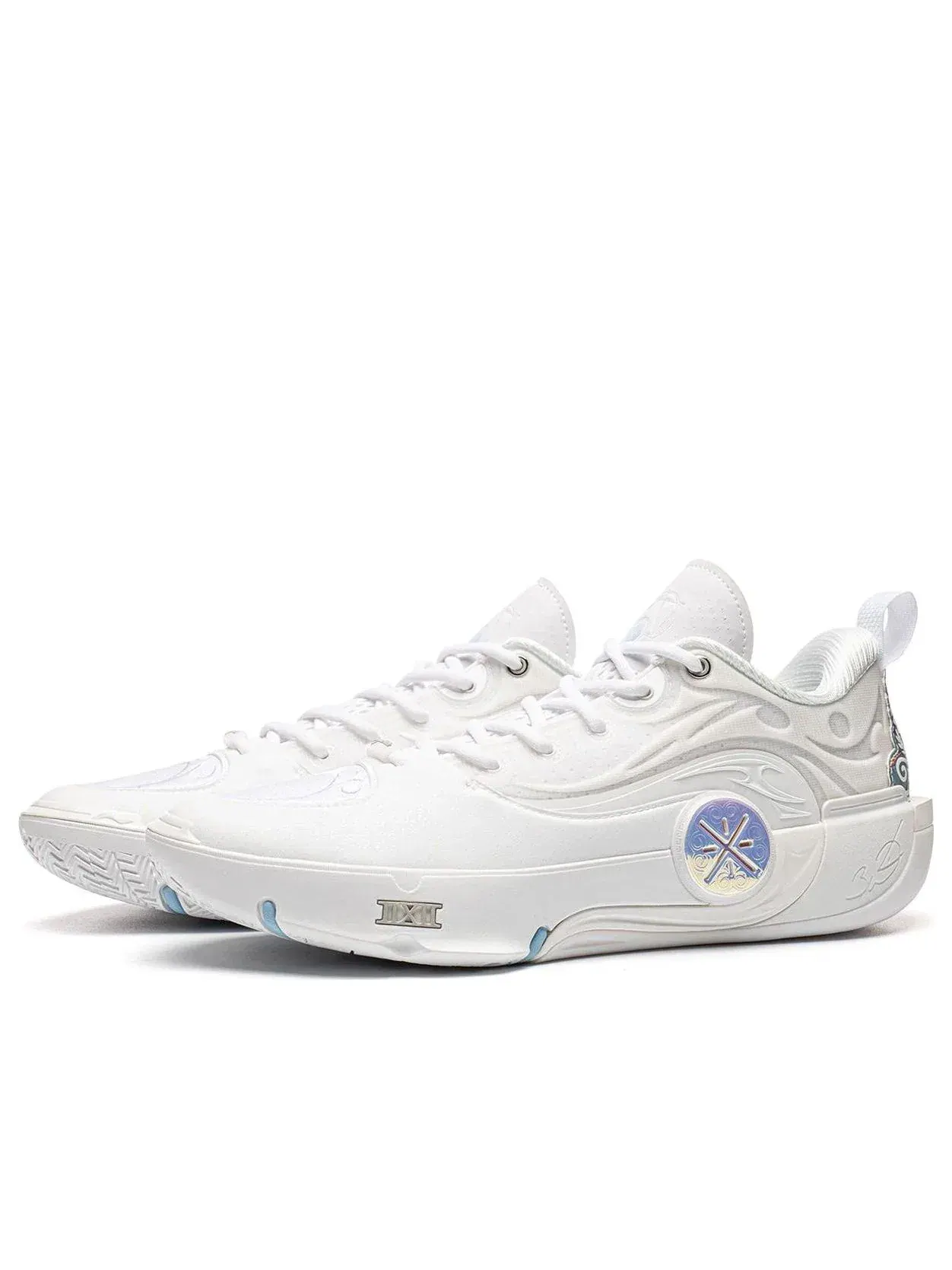 Кроссовки Li-Ning Way of Wade 12 'White Blue' ABAV085-28 — изображение 3 из 5, белый