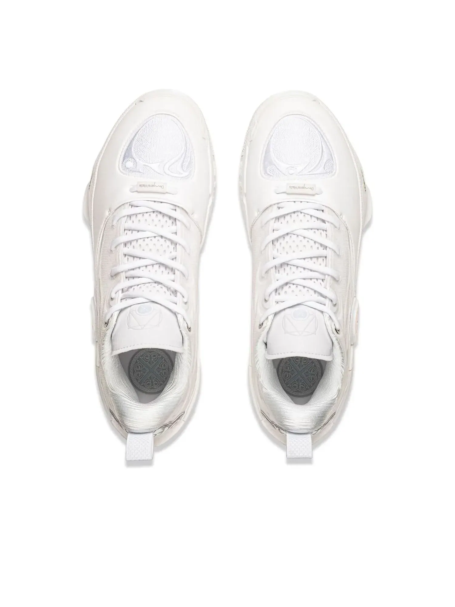 Кроссовки Li-Ning Way of Wade 12 'White Blue' ABAV085-28 — изображение 4 из 5, белый