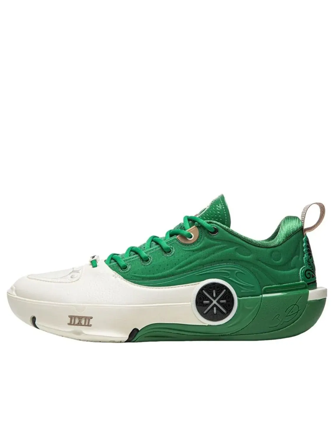 Кроссовки Li-Ning Way of Wade 12 'White Green' — изображение 1 из 4, зеленый