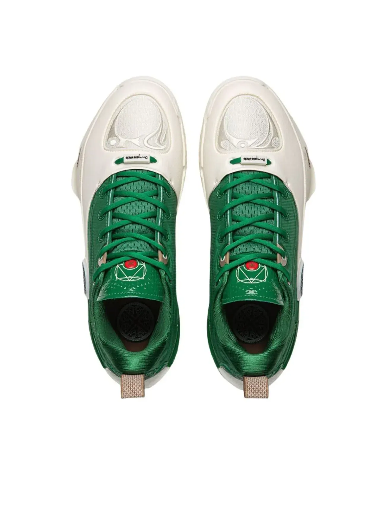 Кроссовки Li-Ning Way of Wade 12 'White Green' — изображение 3 из 4, зеленый