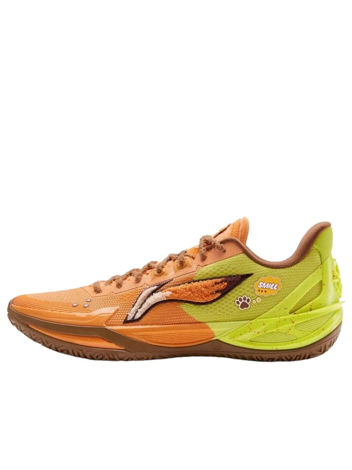 Li-Ning Ли-Нин Лижэнь 6 V2 «Зверополис Ник» — изображение 1 из 4, оранжевый/желтый