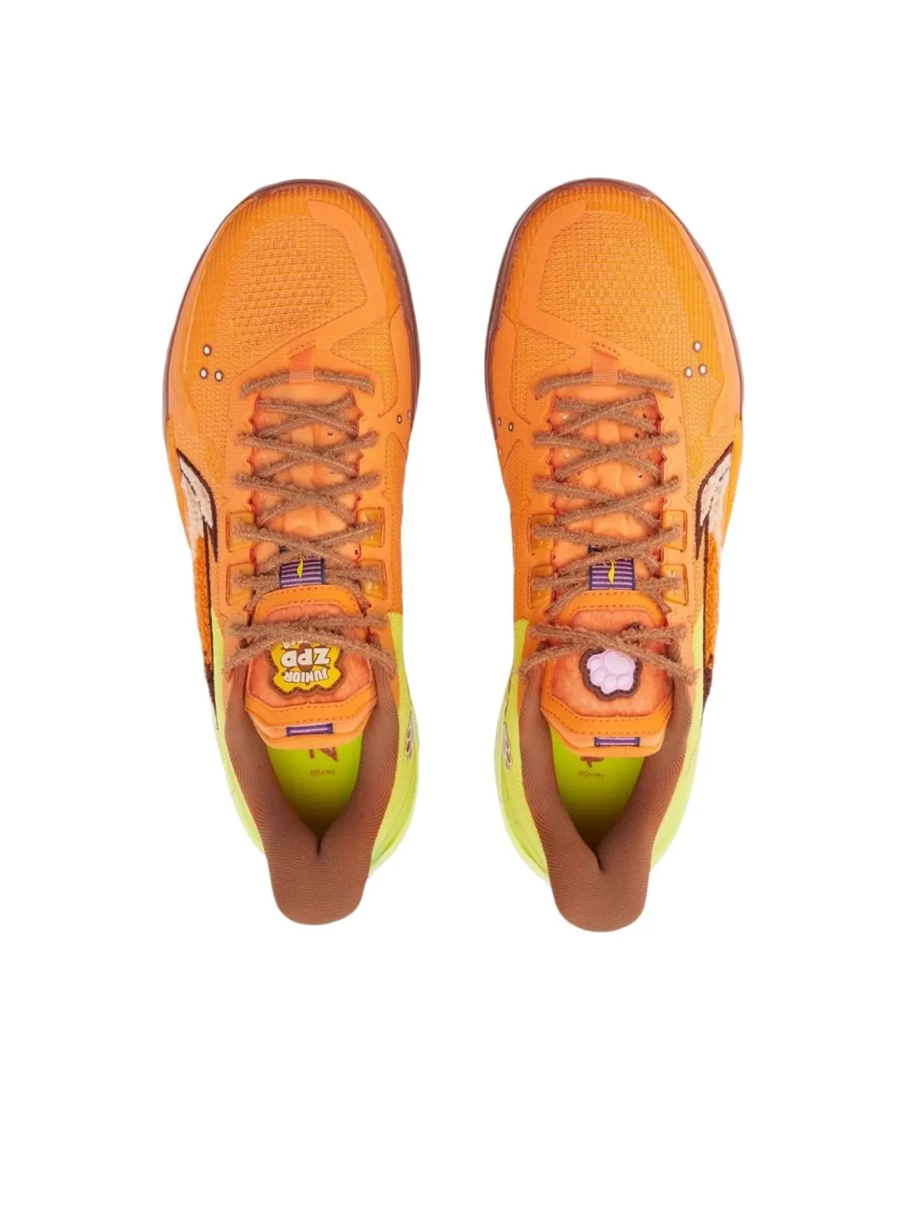 Li-Ning Ли-Нин Лижэнь 6 V2 «Зверополис Ник» — изображение 3 из 4, оранжевый/желтый