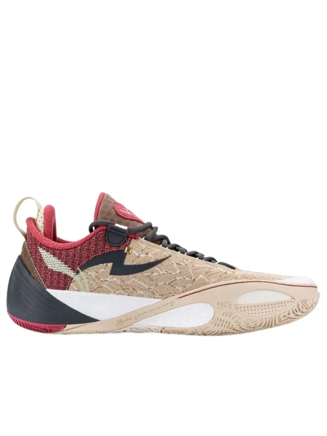 Кроссовки Li-Ning Wade All City 14 'Year of the Horse' ABAW001-5 — изображение 2 из 5, бежевый