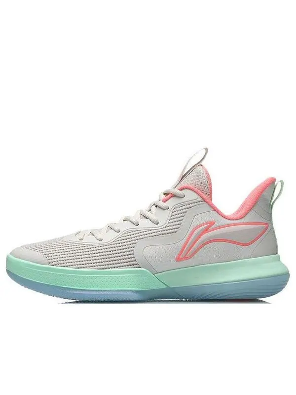 Кроссовки shinneng Li-Ning — изображение 1 из 4, серый/зеленый/розовый