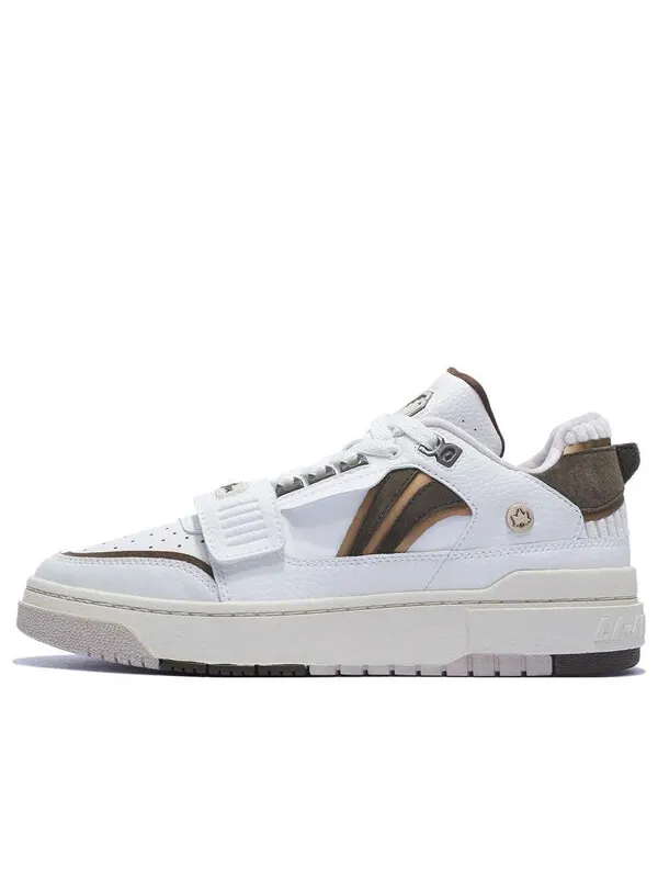 Кроссовки badfive новичок Li-Ning — изображение 1 из 4, белый/коричневый