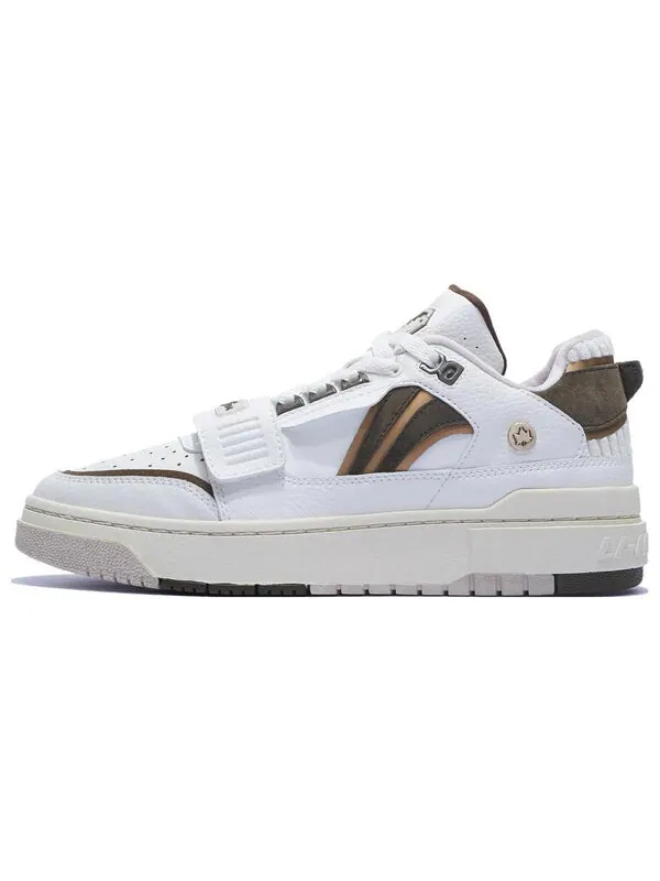 Кроссовки badfive новичок Li-Ning — изображение 2 из 4, белый/коричневый