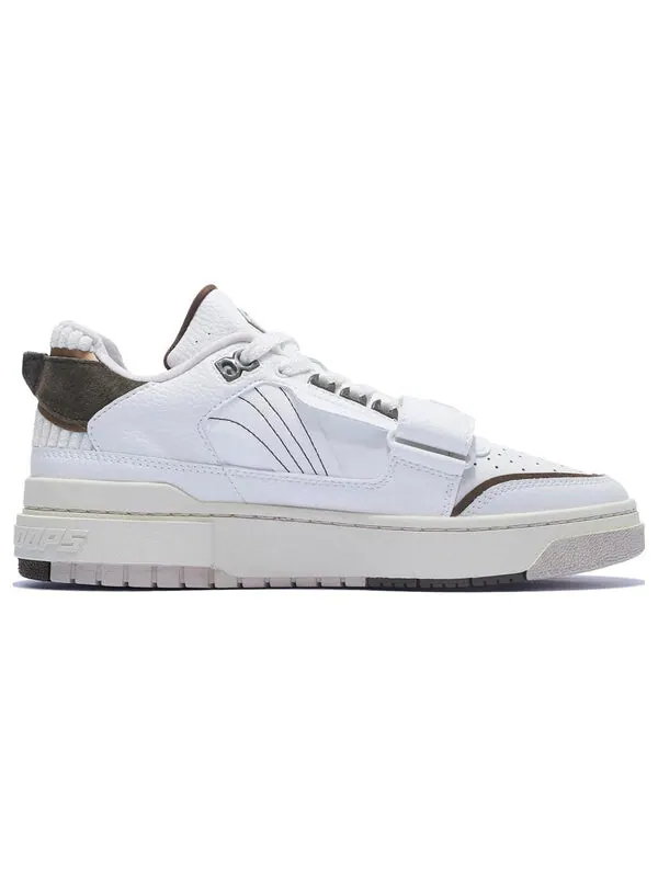 Кроссовки badfive новичок Li-Ning — изображение 3 из 4, белый/коричневый