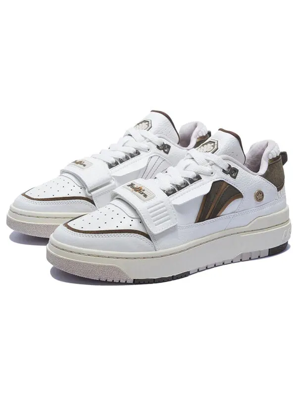 Кроссовки badfive новичок Li-Ning — изображение 4 из 4, белый/коричневый