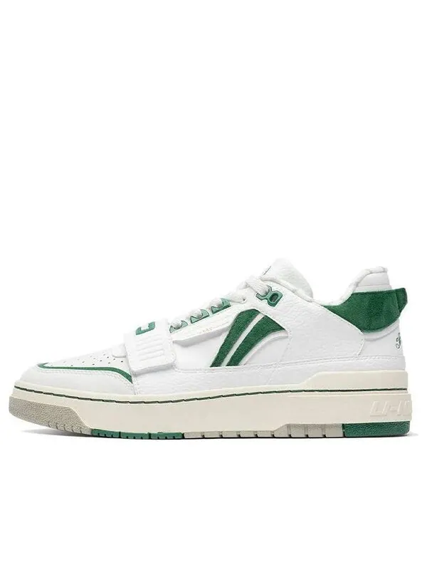 Кроссовки (WMNS) Li-Ning BadFive Rookie Premium x Fred VanVleet 'Creamwhite Green' — изображение 1 из 4, зеленый