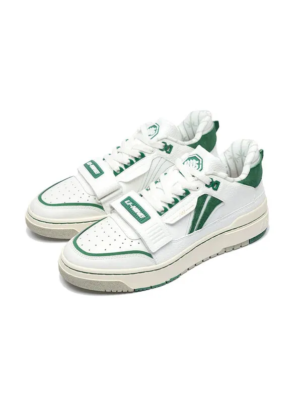Кроссовки (WMNS) Li-Ning BadFive Rookie Premium x Fred VanVleet 'Creamwhite Green' — изображение 2 из 4, зеленый