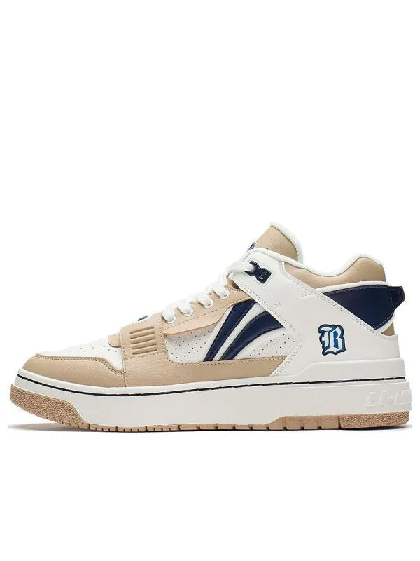 Кроссовки badfive новичок Li-Ning — изображение 1 из 4, белый/коричневый/синий