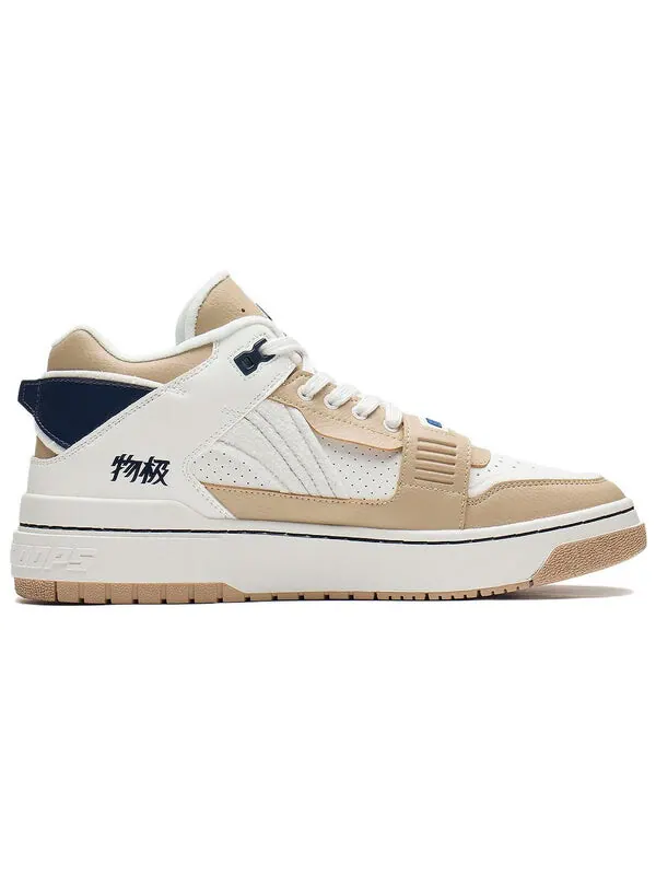 Кроссовки badfive новичок Li-Ning — изображение 2 из 4, белый/коричневый/синий