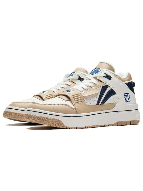 Кроссовки badfive новичок Li-Ning — изображение 3 из 4, белый/коричневый/синий
