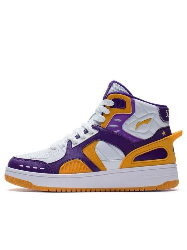 Кроссовки баскетбольная культура Li-Ning — изображение 1 из 4, фиолетовый/желтый/белый