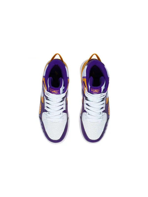 Кроссовки баскетбольная культура Li-Ning — изображение 4 из 4, фиолетовый/желтый/белый