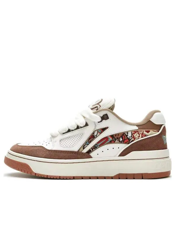 Кроссовки badfive новичок 2 низкие Li-Ning — изображение 1 из 4, белый/коричневый