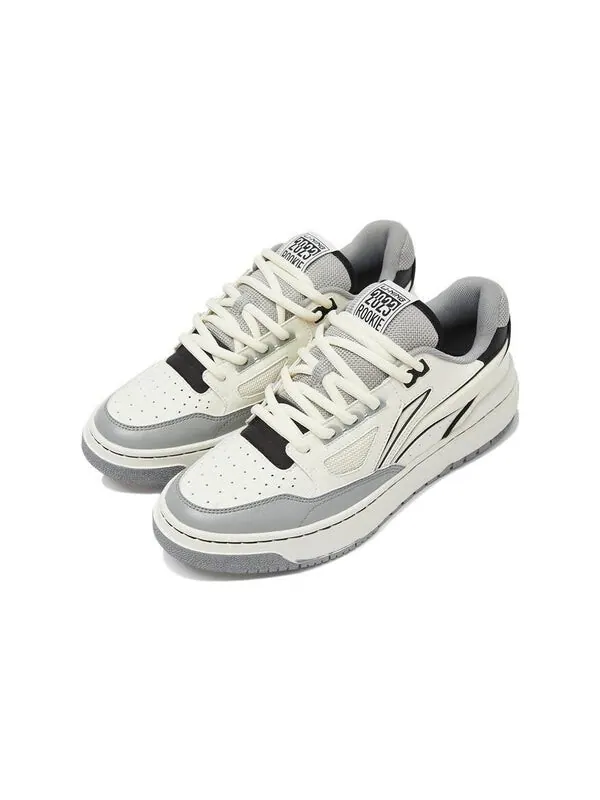 Кроссовки badfive новичок 2 низкие Li-Ning — изображение 2 из 4, белый/черный/серый