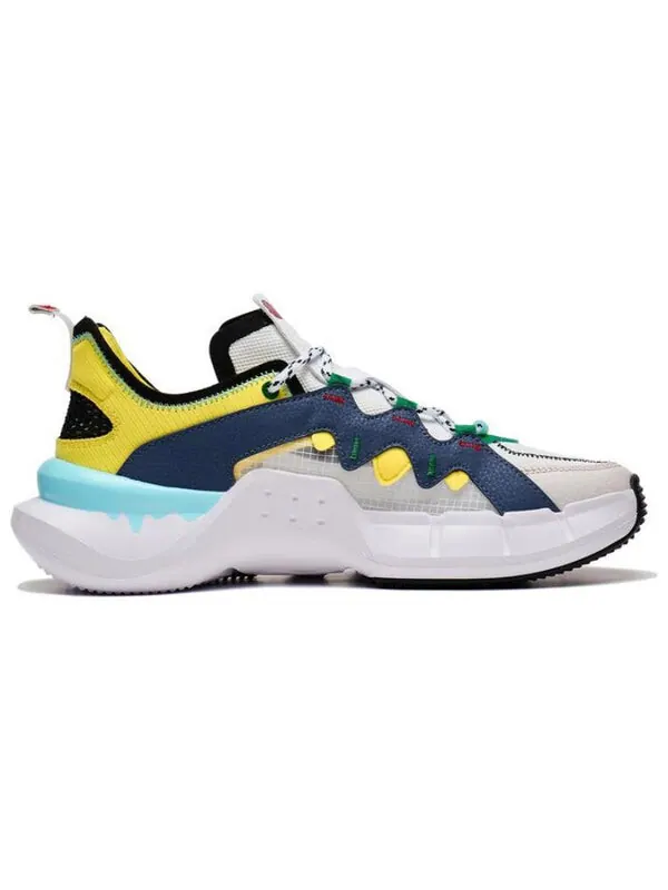 Кроссовки essence 2.3 lite Li-Ning — изображение 2 из 4, белый/синий/желтый