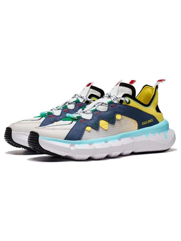 Кроссовки essence 2.3 lite Li-Ning — изображение 3 из 4, белый/синий/желтый