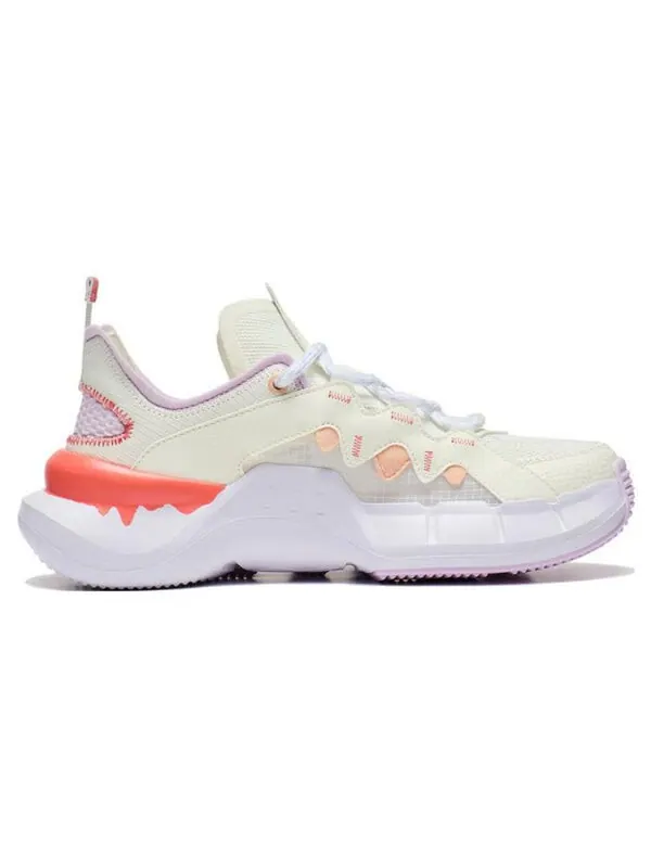 Кроссовки essence 2.3 lite Li-Ning — изображение 2 из 4, белый/оранжевый