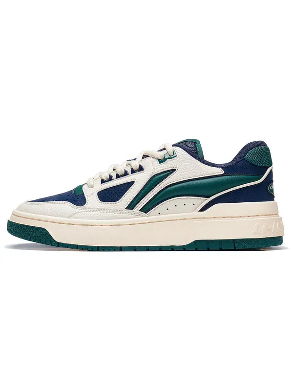Кроссовки badfive новичок 2 низкие Li-Ning — изображение 2 из 4, белый/зеленый