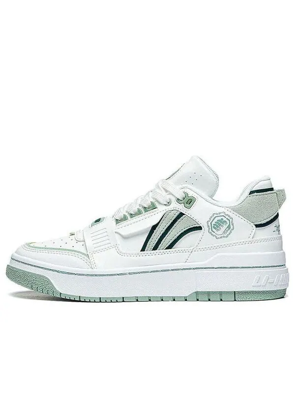 Кроссовки badfive новичок низкий Li-Ning — изображение 1 из 4, белый/зеленый