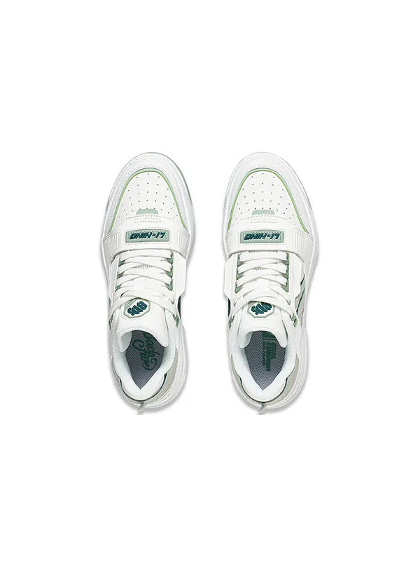 Кроссовки badfive новичок низкий Li-Ning — изображение 3 из 4, белый/зеленый