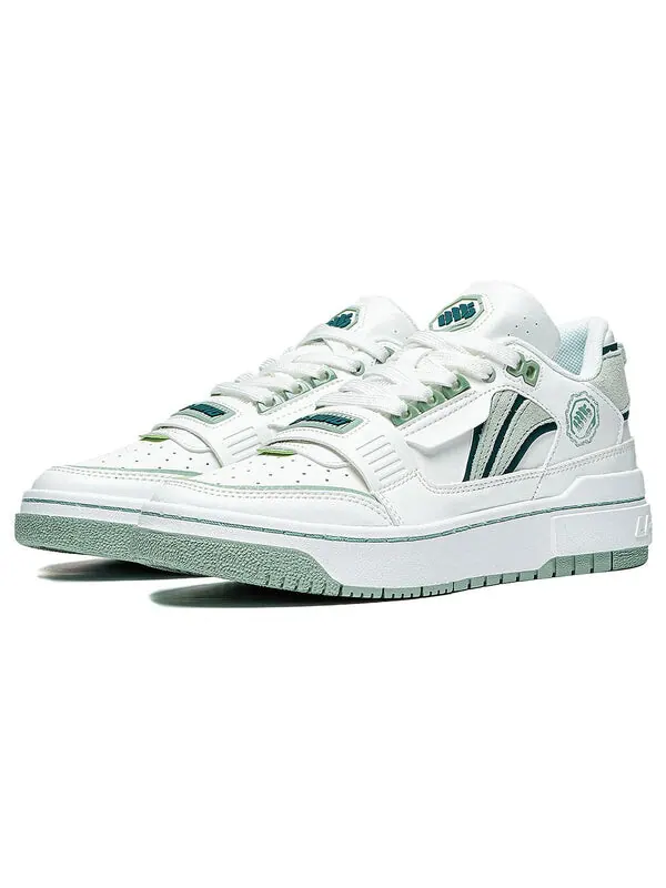 Кроссовки badfive новичок низкий Li-Ning — изображение 3 из 4, белый/зеленый