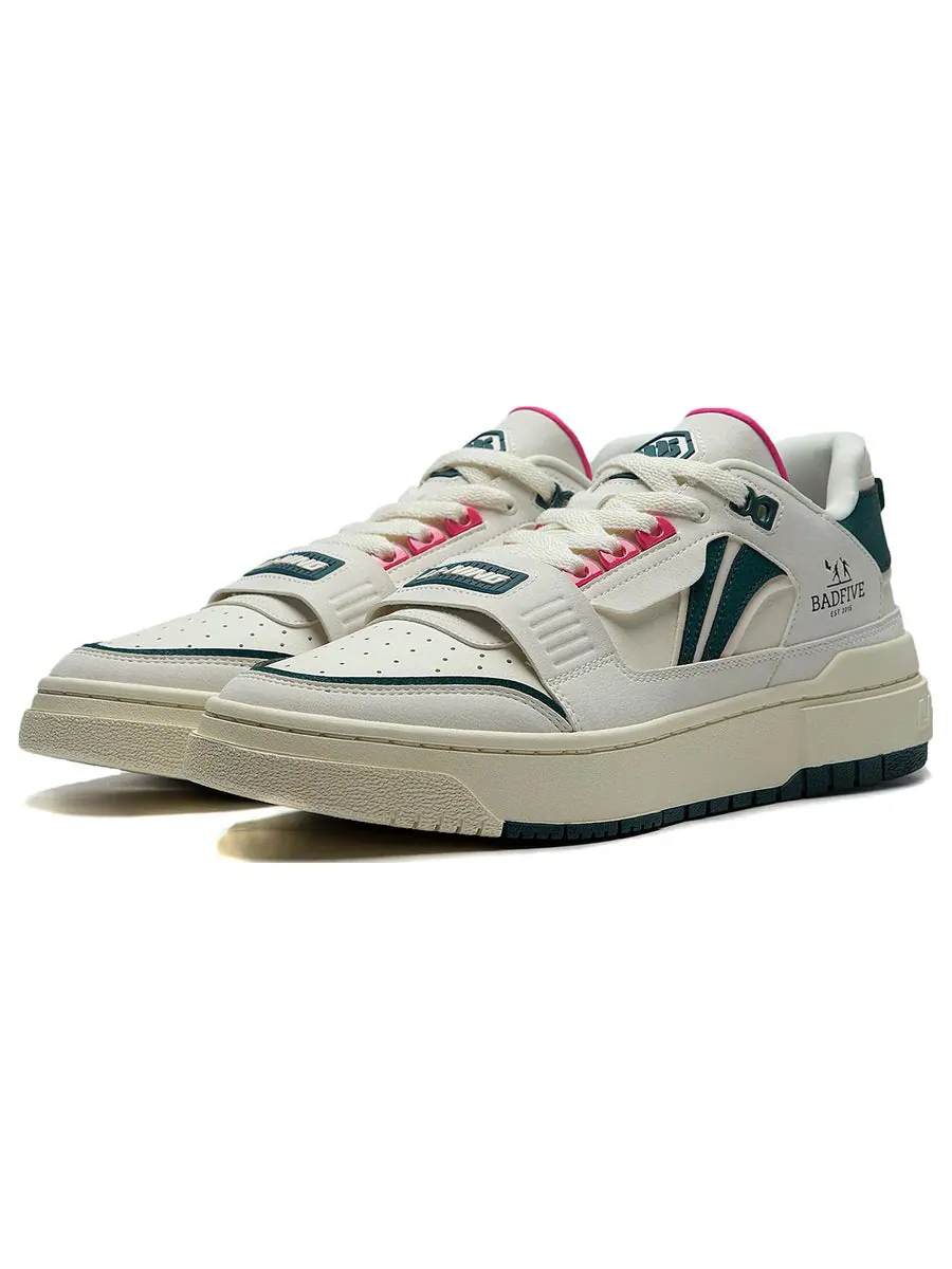 Кроссовки Li-Ning BadFive Rookie Skate 'Cream White Black' — изображение 3 из 6, белый