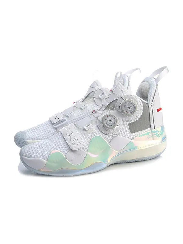 Кроссовки way of wade 8 Li-Ning — изображение 3 из 4, белый/зеленый